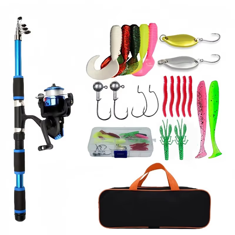 Fishing Boat Aluminum - Fishing rod full set, fishing tackle
