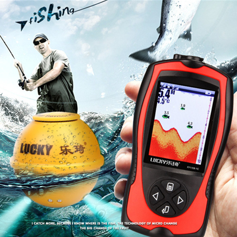 Wireless Sonar Sensor  Handhel - đánh giá và giá Fishing Boat Depth Finder