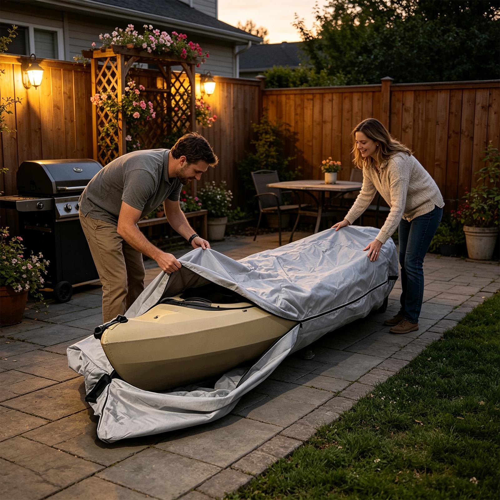 Kayak Covers For Outdoor Stora - đánh giá và giá Fishing Boat Cover