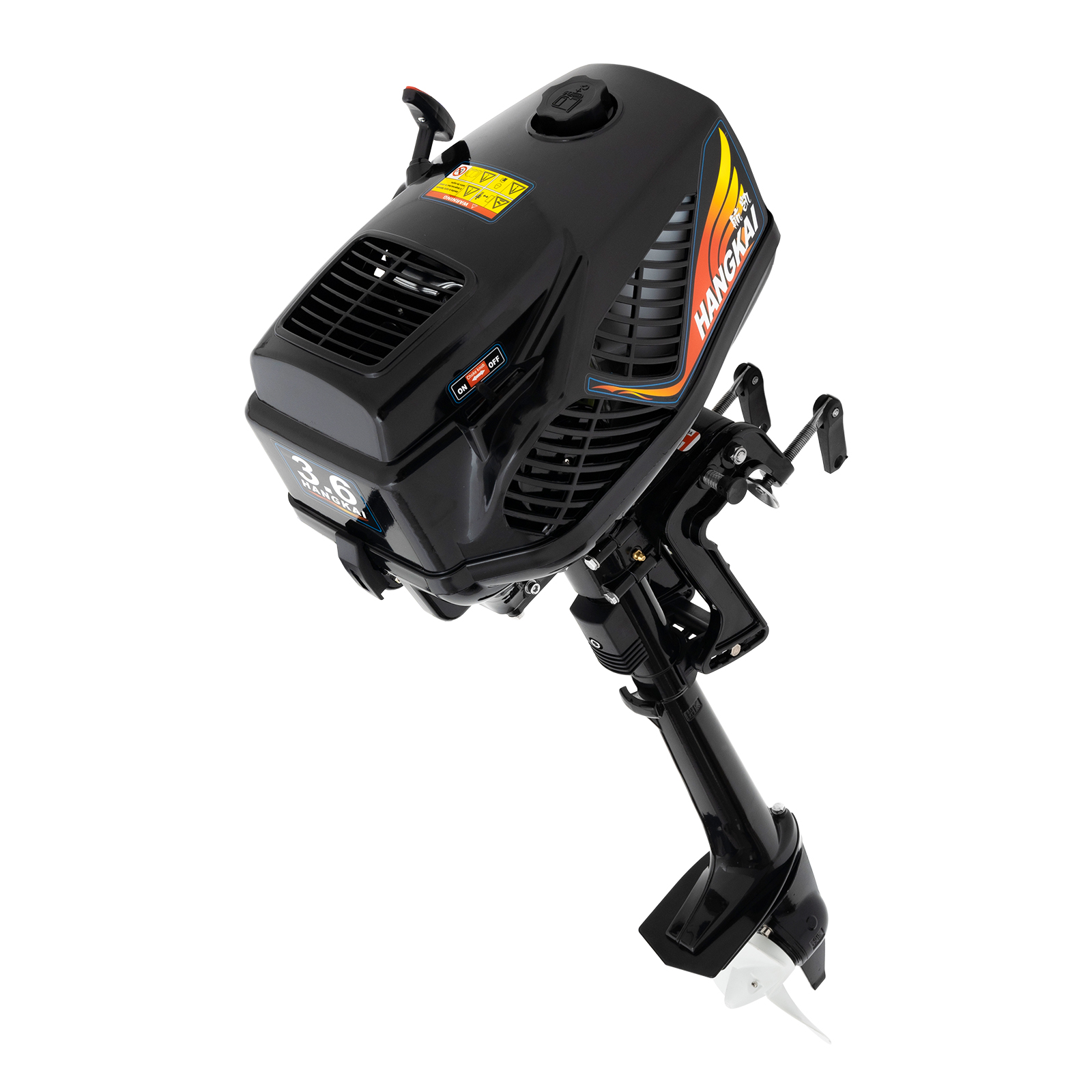 2-Stroke, 3.6 HP Outboard Moto - đánh giá và giá Fishing Boat Outboard Motor