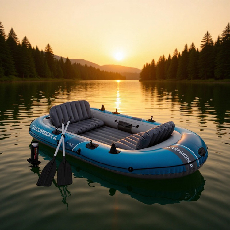 Original and genuine four or f - đánh giá và giá Fishing Boat Inflatable