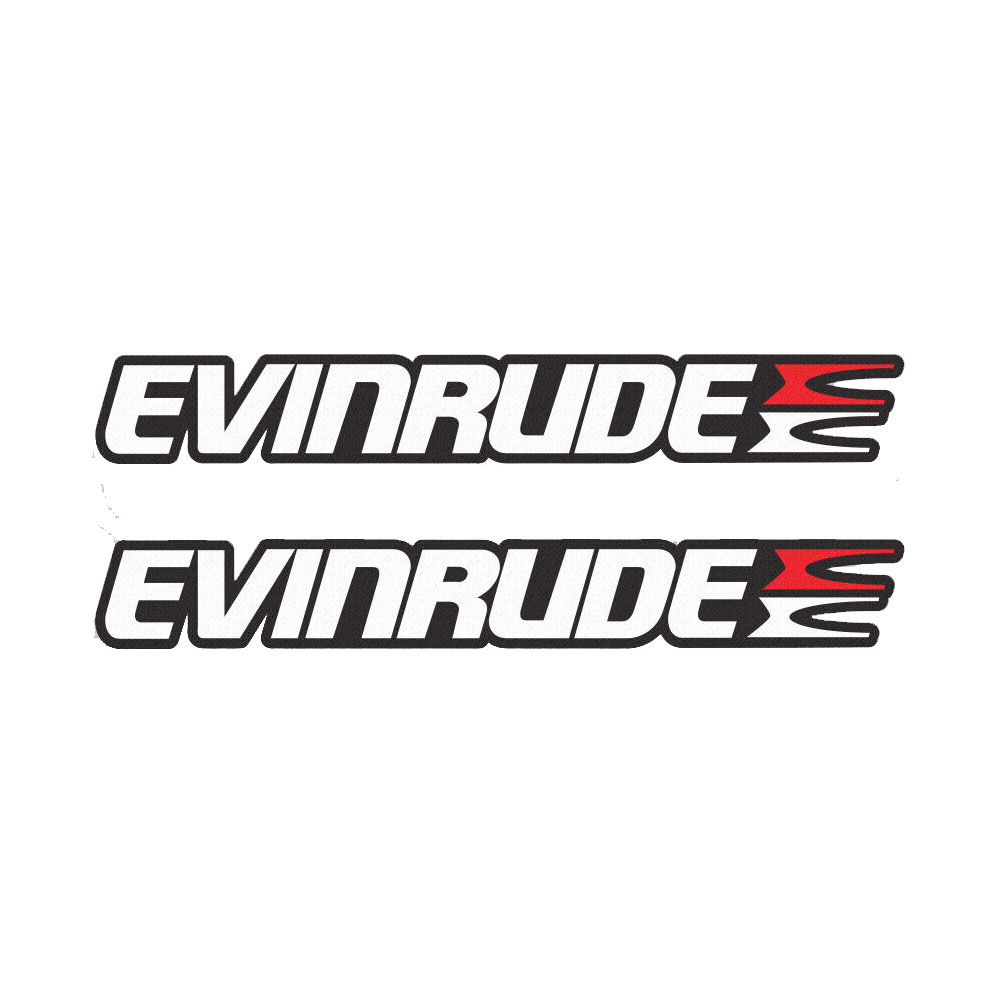 2pcs for Evinrude sticker deca - đánh giá và giá Fishing Boat Outboard Motor