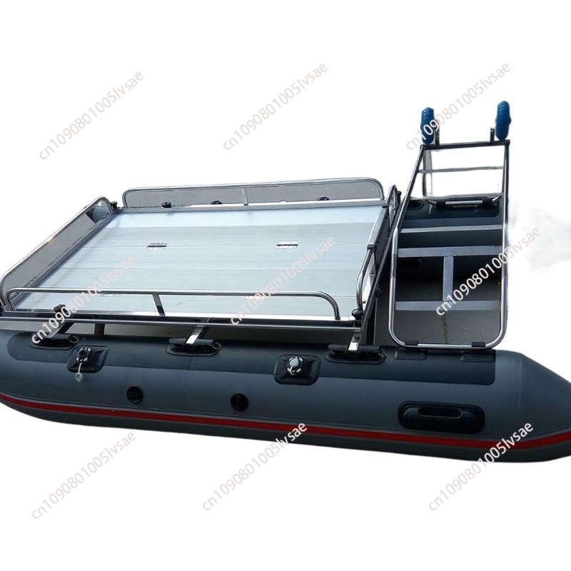 Aluminium Deck PVC Pontoon 1/2 - đánh giá và giá Fishing Boat Aluminum