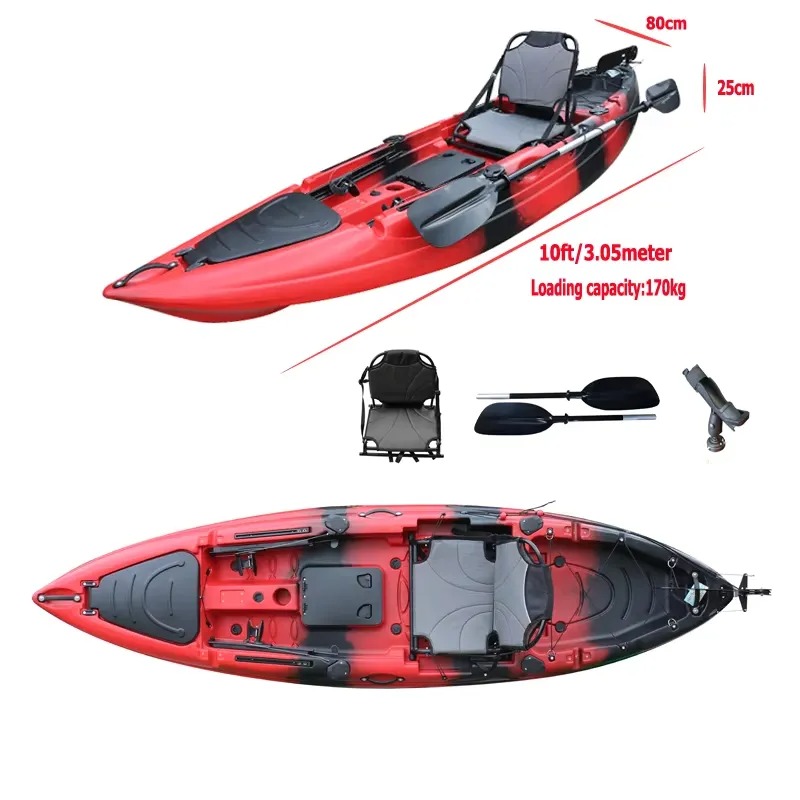 10ft Single Seat Sit on Fishin - đánh giá và giá Fishing Boat Paddle