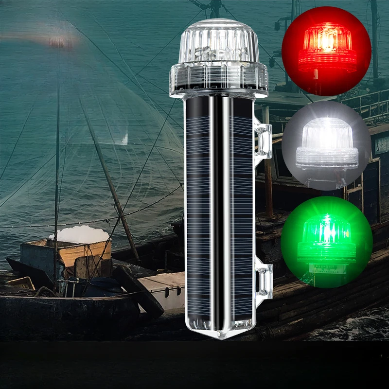 New Solar Ocean Signal Light N - đánh giá và giá Fishing Boat Navigation Light